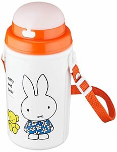 クツワ ミッフィー ストロー付き保冷ボトル 450ml miffy キッズランチシリーズ MF672 日本製