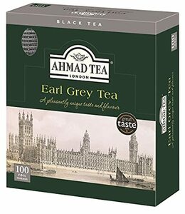 AHMAD TEA ( アーマッドティー ) アールグレイ ティーバッグ 100袋入り 英国ブランド 個包装