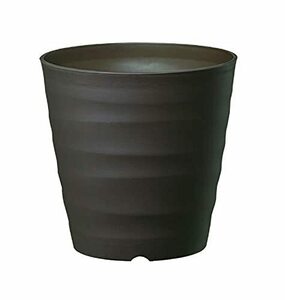  Yamato plastic large pot planter f leg la- pot 43 type diameter 430× height 430mm earth capacity 40L dark brown 