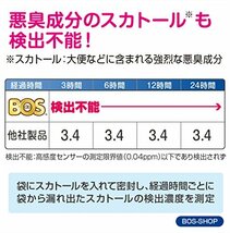 驚異の防臭袋 BOS (ボス) うんちが臭わない袋 2個セット 猫用 うんち 処理袋 袋カラー：ブルー (Sサイズ 200_画像6