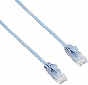 エレコム LANケーブル 3m 爪折れ防止コネクタ やわらか CAT5e準拠 ブルー LD-CTY/BU3