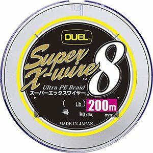 DUEL (デュエル) PEライン 釣り糸 スーパーエックスワイヤー8 ライン 釣りライン 釣具 高強度 高感度 1.0号