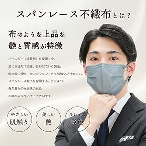 医食同源ドットコム iSDG スパンレース不織布カラーマスク 個包装 40枚入り グレージュの画像4