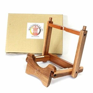  sanshin stand folding stand wood grain Natural@machidaya