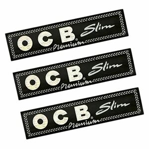 巻きやすさNo1のシガレットペーパー OCB プレミアム キングサイズスリム シガレットペーパー3パックDM便