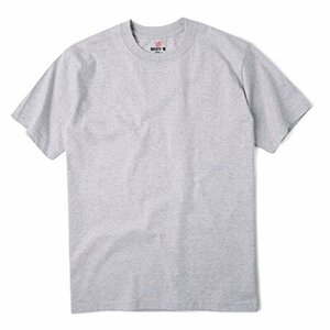 ヘインズ メンズビーフィー Tシャツ BEEFY-T 2枚組 綿100% 肉厚生地 ヘビーウェイトT H5180-2 ヘザーグ