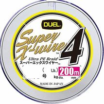 DUEL (デュエル) PEライン 釣り糸 スーパーエックスワイヤー4 ライン 釣りライン 釣具 高強度 高感度 0.6号_画像1