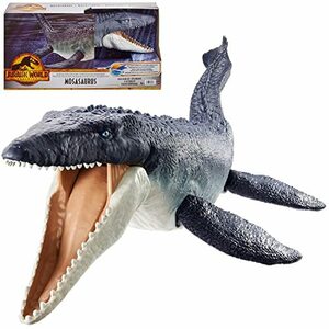 マテル ジュラシックワールド(JURASSIC WORLD) 新たなる支配者 海の王者 最強モササウルス 全長:約7