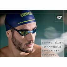 arena(アリーナ) スイミングゴーグル フィットネス用男女兼用 シルキー クリア×クリア フリーサイズ くもり止_画像6