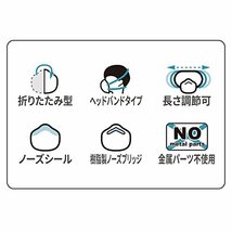 山本光学 YAMAMOTO N95 / DS2 7700V 排気弁付防じんマスク N95 折りたたみタイプ 1箱 20枚入 国_画像4