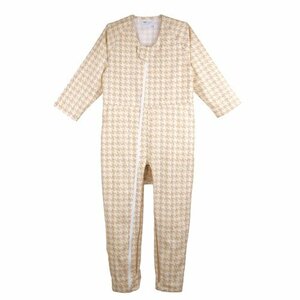 enzeru combination 2 full open type all Schidoli beige M nursing pyjamas 