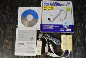 56K MODEM×2、PL-US56K　モデム　3個