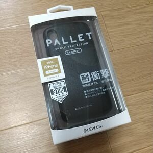  LEPLUS iPhoneX iphone 5.8inch 耐衝撃ケース PALLET ブラック 肉厚 二重構造 ハニカム構造