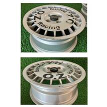 ★OZ Racing OZ レーシング 15インチ 15×6.5J +40 PCD100 4H ハブ:約59mm 2本のみ アルミホイール 中古 ★腐食劣化/傷有 ★送料無料_画像5