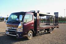 令和5年12月 HINO トラック DUTRO 積載車 日新工業2台積　走行3000km　新古車　即納　オプション多数_画像2