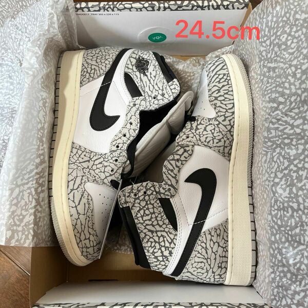 Nike GS Air Jordan 1 High OG "White Cement"