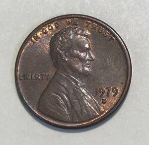 ★アメリカ・コイン 1979年・1セント銅貨(D)★ペニー