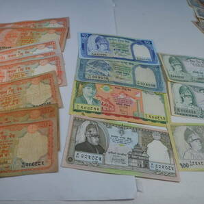 身辺整理・ネパール新旧紙幣７６枚額面４９５６ルピーの画像6