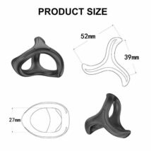 コックロックリング　ペニスリング　シリコン　包茎　矯正　男性　遅延　拡大　延伸　皮　補正　剥く　早漏　グッズ　　サック　勃起　黒_画像2