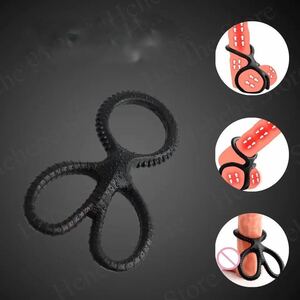 3 hole ring enlargement ring temporary . silicon cook ring peni sling . stem correction man delay .. correction . leak goods sak..