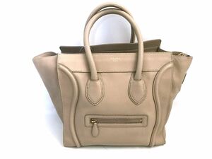 CELINE セリーヌ ラゲージ マイクロショッパー トートバッグ