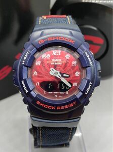 電池新品 G-SHOCK G-100 鳳凰モチーフ 漢字 腕時計