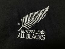 ★CANTERBURY カンタベリー NEWZEALAND ニュージーランド ALL BLACKS オールブラックス 半袖ポロシャツ M オールド ラグビー ラガーシャツ_画像8