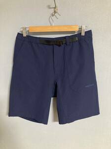 ★美中古 Marmot マーモット ストレッチ ハーフパンツ XL ネイビー ショートパンツ アウトドア リム ハーフパンツ