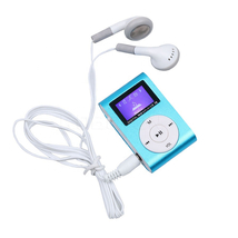 MP3プレーヤー アルミ LCDスクリーン付き クリップ microSD式 MP3プレイヤー ピンクｘ１台*送料無料定形外_画像4