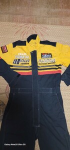 YAMAHA racing suit coveralls work clothes Works -tsu secondhand goods that time thing rare rare 