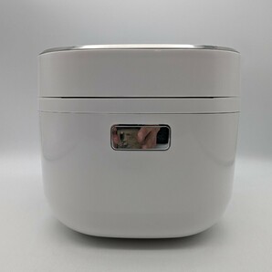 美品 動作品 シャープ SHARP ジャー炊飯器 KS-CF05C-W 白 黒厚釜 天面操作 LED表示 3合炊き 一人暮らし マイコン シンプル 炊飯ジャーの画像3