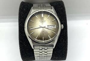 11599★１円～ SEIKO LM セイコー ロードマチック 23石 自動巻き 5606-8130 カットガラス ブラウン文字盤 1975年 諏訪 デイデイト ジャンク