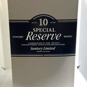 11859★特大 SUNTORY WHISKY RESERVE サントリー ウイスキー スペシャル リザーブ 10年 4000ml 43％ 未開封 古酒 マグナムボトル レア 箱付の画像1