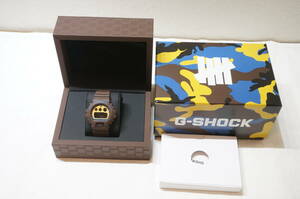 【J10-2.O】G-SHOCK 腕時計 UNDEFEATED アンディフィーテッド コラボ ブラウン DW-6900UDR23-5CR 