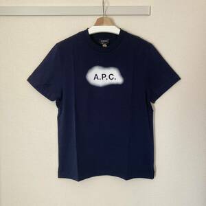 【新品タグ付・定価19,800円】A.P.C. 限定ロゴTシャツ S ネイビー 半袖Tシャツ アーペーセー