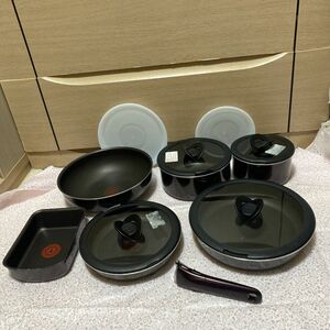 Tefal Ingenio 取っ手の取れる鍋 13点セットガス火ノンスティック