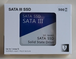 ＊Blue SSD (500GB)*新品*未開封　希望があれば、 フォーマットします