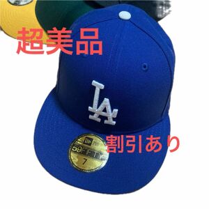 ニューエラ 59FIFTY キャップ ロサンゼルス ドジャース ブルー 帽子　7