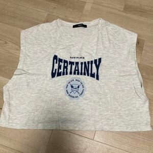 新品　タンクトップ　半袖Tシャツ　ロゴ