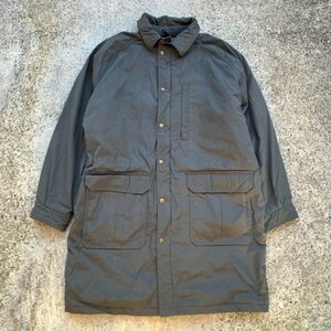 【L/XL】USA製 Woolrich ハーフコート ジャケット グレー■ビンテージ オールド レトロ アメリカ古着 80s ウールリッチ ストームコート