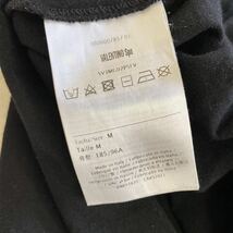 【極美品・最高峰ライン】VALENTINO ヴァレンティノ Tシャツ 半袖 トップス カットソー ブラック VLTN ロゴ Mサイズ L相当 黒 _画像5