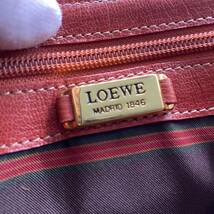 1円【極美品・超稀品】 LOEWE ロエベ ショルダーバッグ ベラスケス ツイスト金具 ゴールド金具 レザー 本革 オレンジ系_画像7