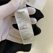 【美品・超稀品】 CELINE セリーヌ インビテーションロゴ ビッグロゴ Tシャツ トップス カットソー ブラック 黒 XL オーバーサイズ_画像7