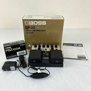 【箱付き】BOSS ボス エフェクター GP-20 アンプ ファクトリー プロセッサー ACアダプター PSA-100Sの画像1