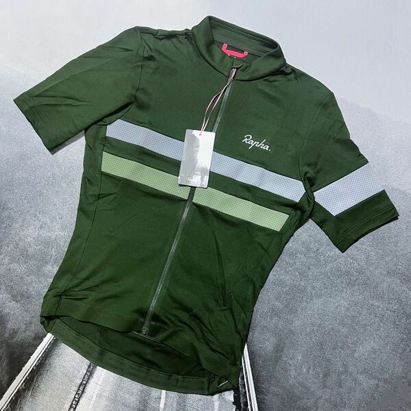 新品 Rapha メンズ ブルベ ジャージ XSサイズ ディープオリーブグリーン