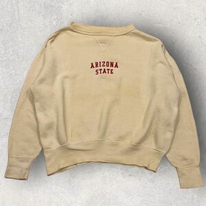 * 50s 50 period 60s 60 period RUSSELL russell ARIZONA STATE front V gadget sweat Vintage *