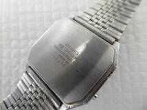 ヴィンテージ 激レア CASIO カシオ メンズ デジタル アラーム 腕時計 AX-250 ステンレススチール B1-A_画像8