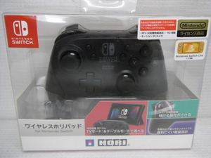 新品 Nintendo Switch ニンテンドースイッチ用 ワイヤレスホリパッド NSW-077 コントローラー ブラック 定形外郵便全国一律510円 E3-A