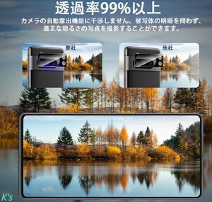 2枚組 日本製 旭硝子 カメラ レンズ 保護 Google Pixel 8 Pro グーグル ピクセル フィルム ガラス 硬度9H 飛散防止 高透過 貼り付け簡単
