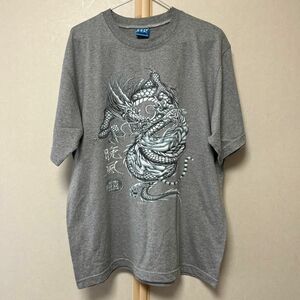 X-RAY 龍　和柄Tシャツ メンズL〜XL【b】